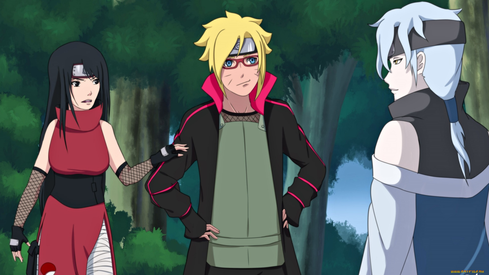 аниме, naruto, uzumaki, boruto, uchiha, sarada, manga, ninja, shinobi, mitsuki