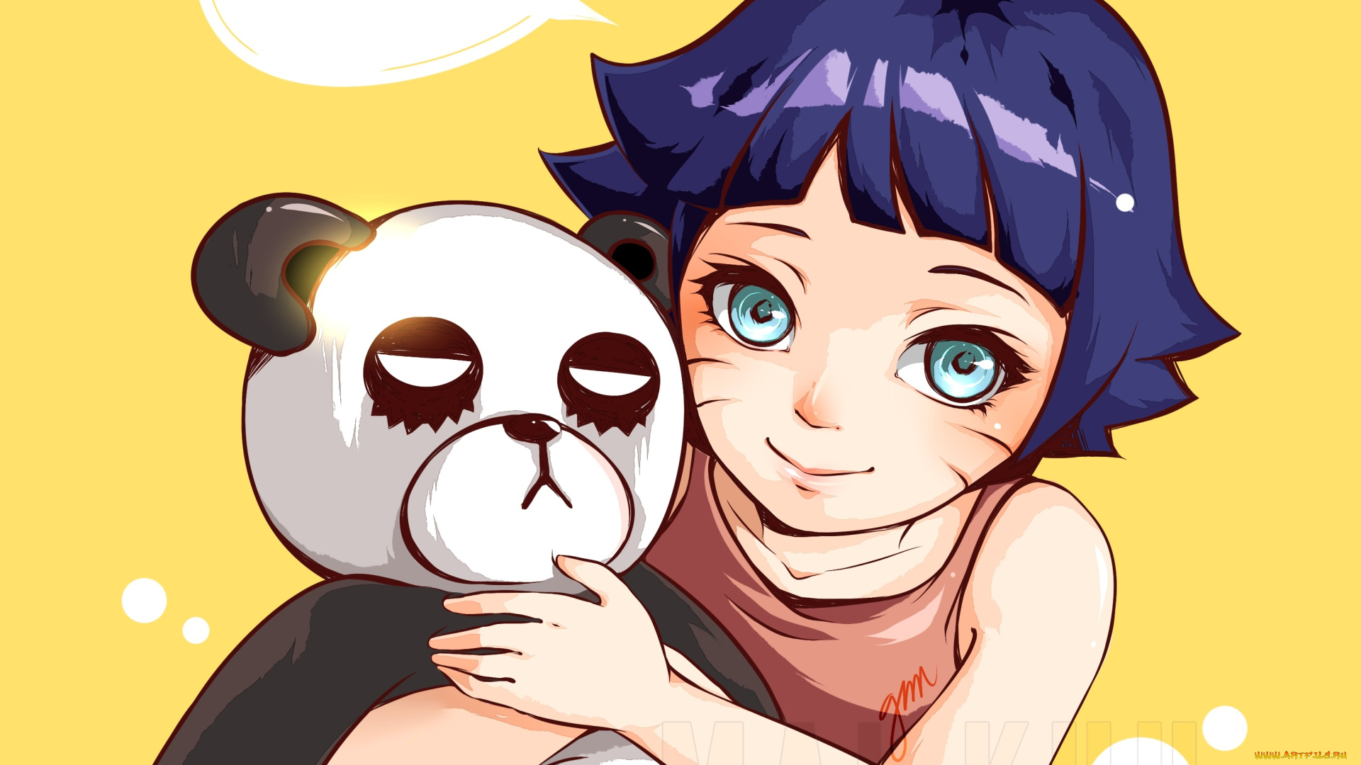 аниме, naruto, uzumaki, himawari