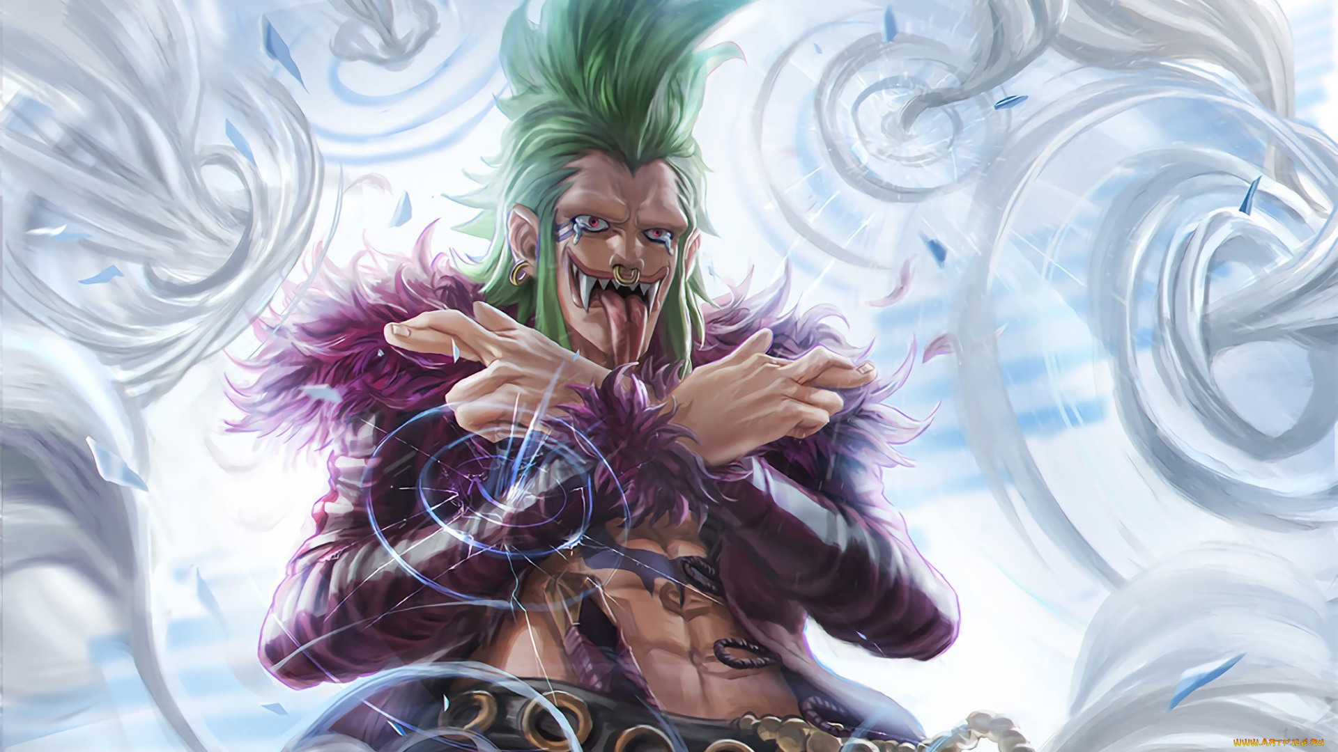 аниме, one, piece, the, cannibal