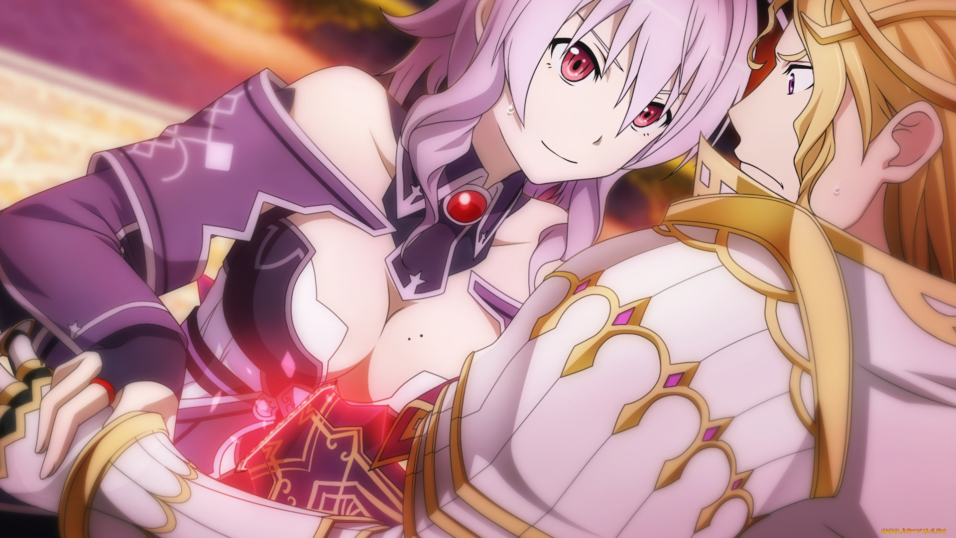 аниме, sword, art, online, девушка, фон, взгляд