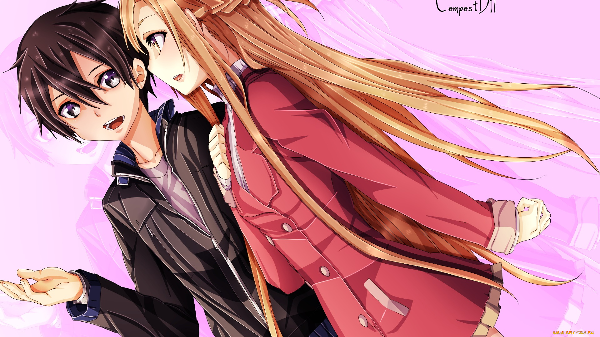 аниме, sword, art, online, фон, взгляд, девушка