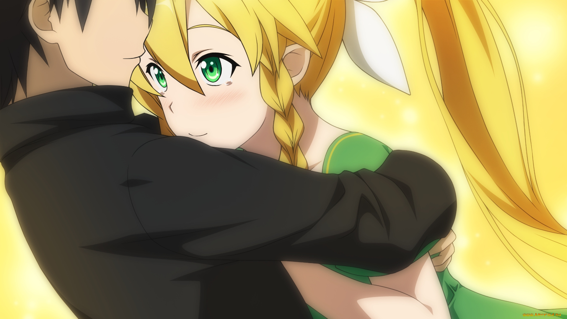 аниме, sword, art, online, фон, взгляд, девушка