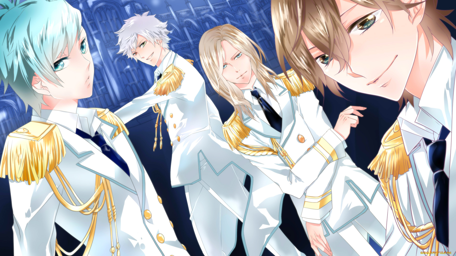 аниме, uta, no, prince-sama, парни