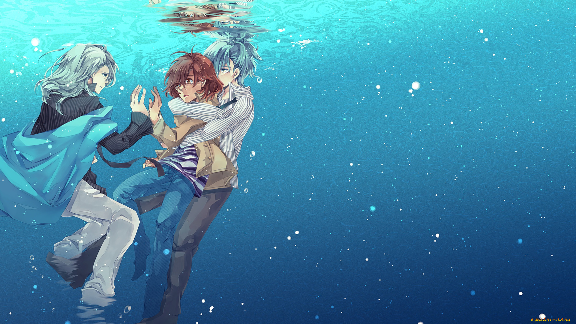 аниме, uta, no, prince-sama, парни