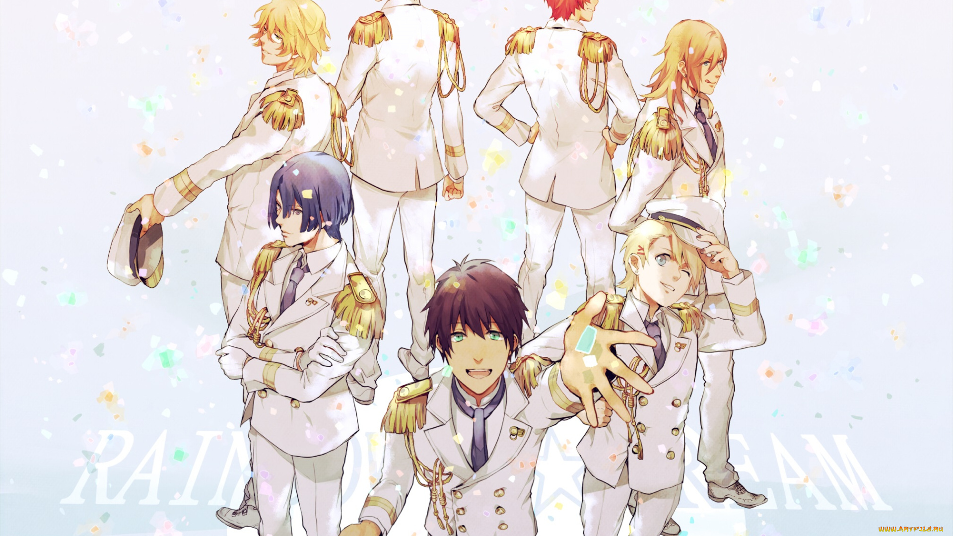 аниме, uta, no, prince-sama, парни