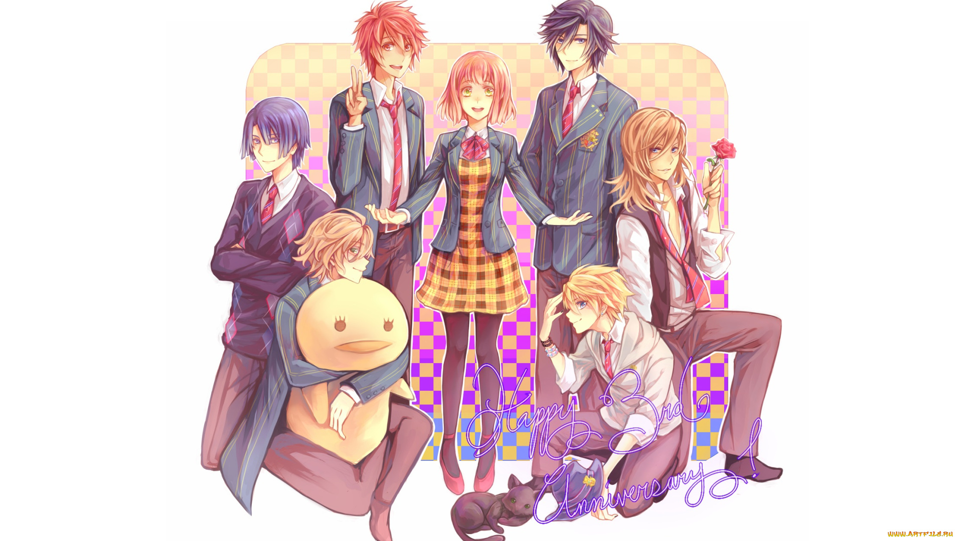 аниме, uta, no, prince-sama, поющий, принц