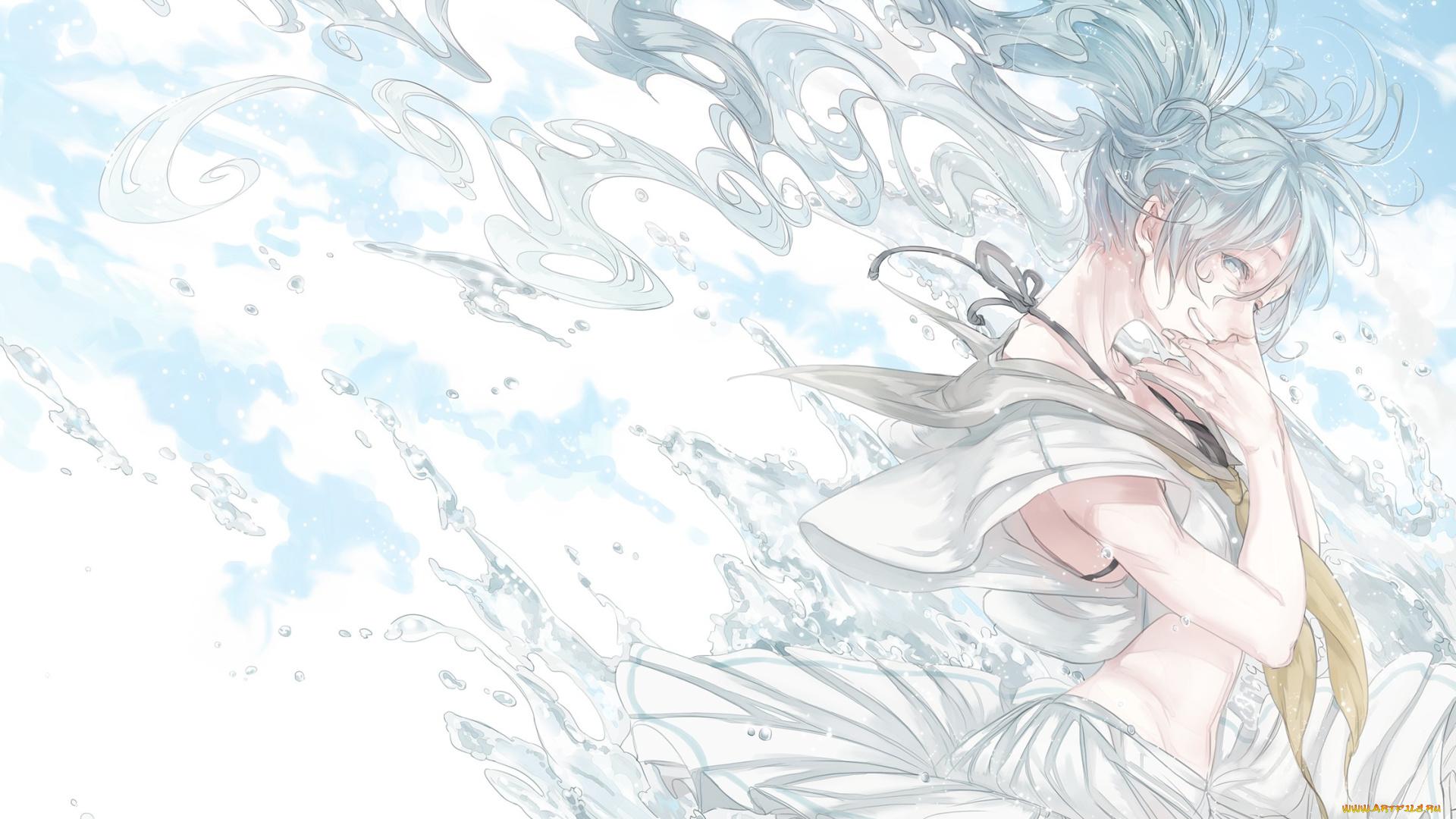 аниме, vocaloid, hatsune, miku