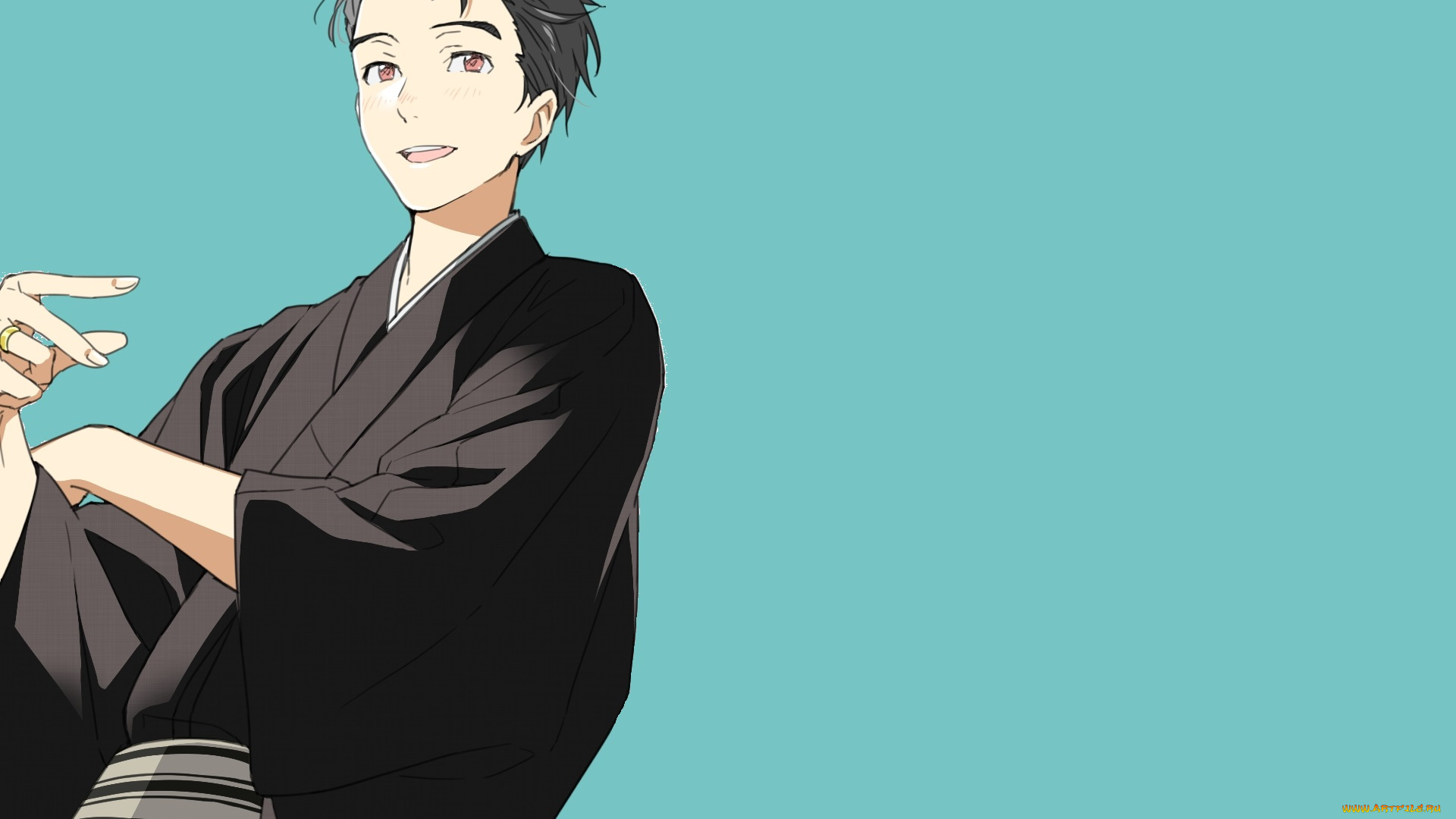 аниме, yuri, on, ice, katsuki, yuuri