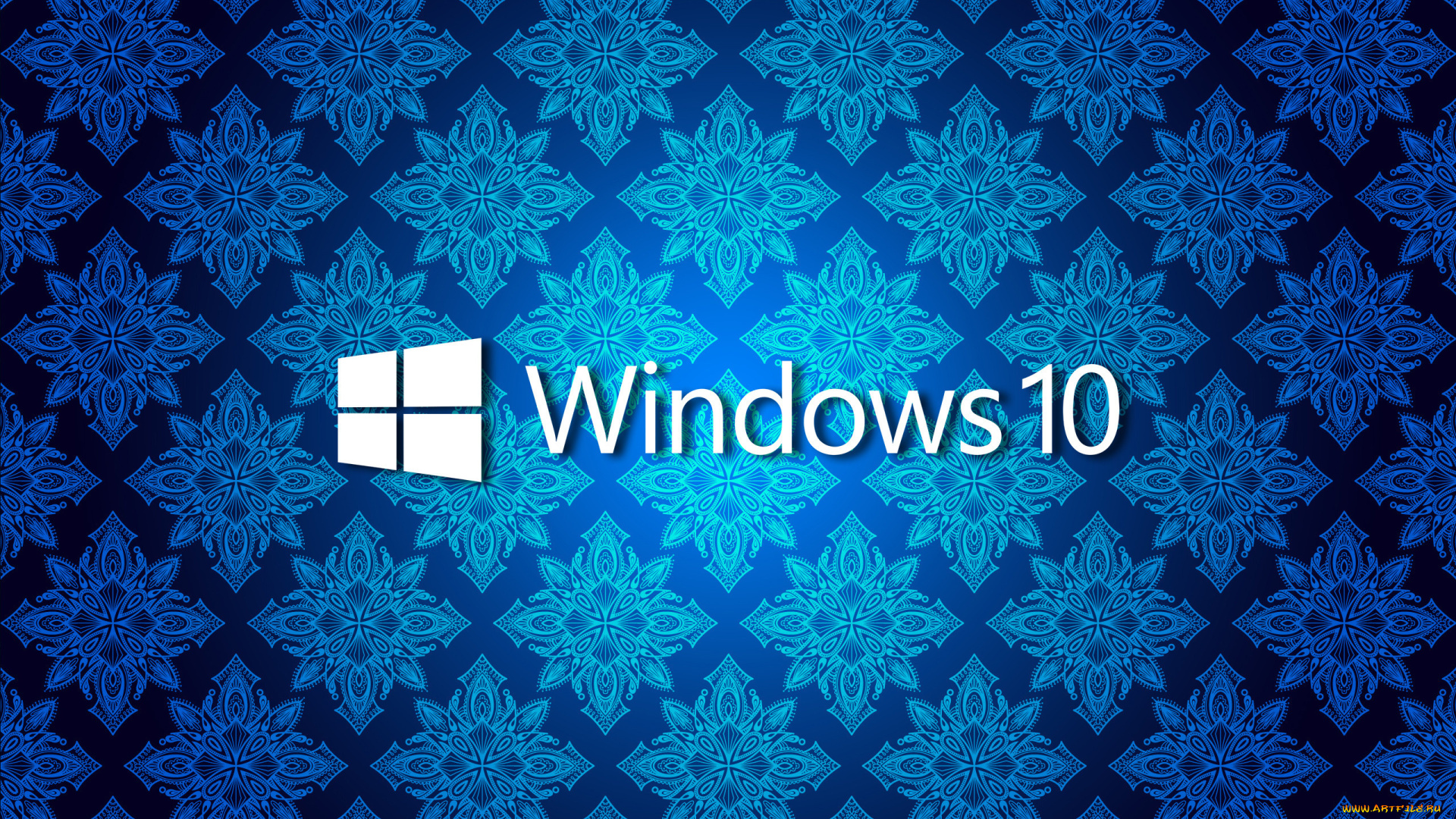 компьютеры, windows, , 10, фон, логотип