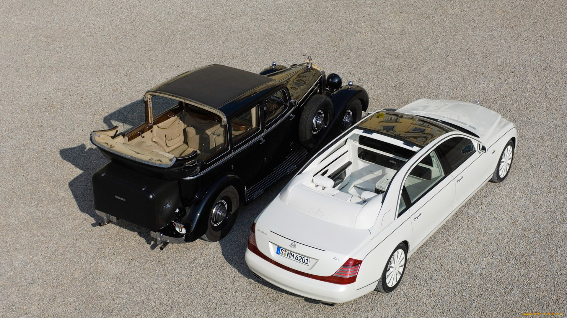 maybach, landaulet, 2009, and, maybach, landaulet, retro, car, автомобили, maybach, car, 2009, landaulet, retro