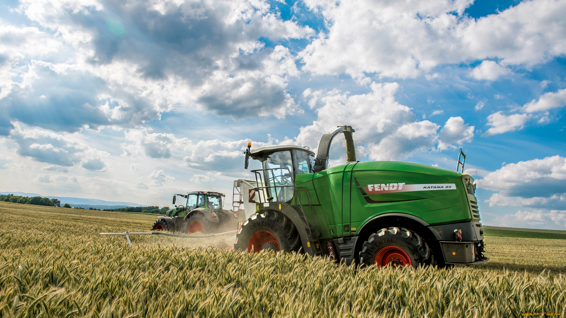 техника, комбайны, fendt