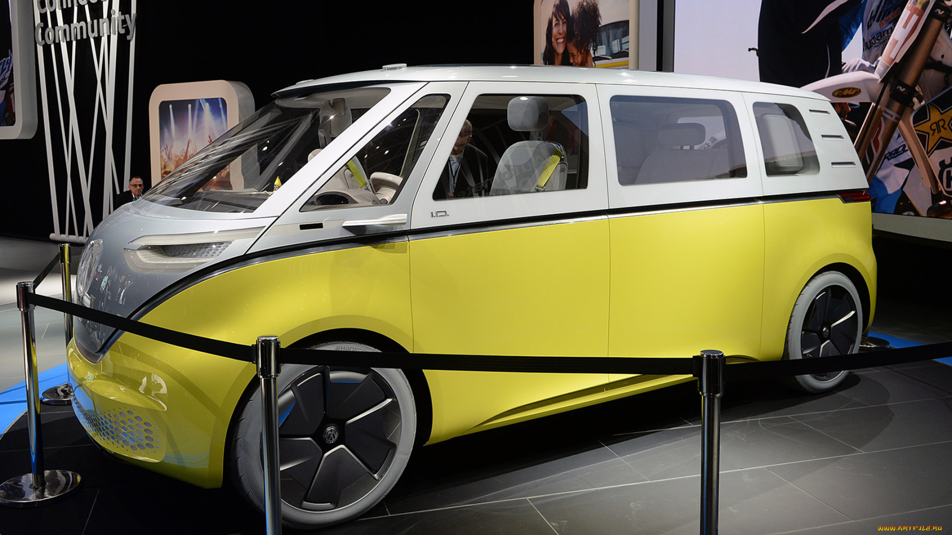 volkswagen, id-buzz, concept, 2017, автомобили, выставки, и, уличные, фото, 2017, concept, id-buzz, volkswagen