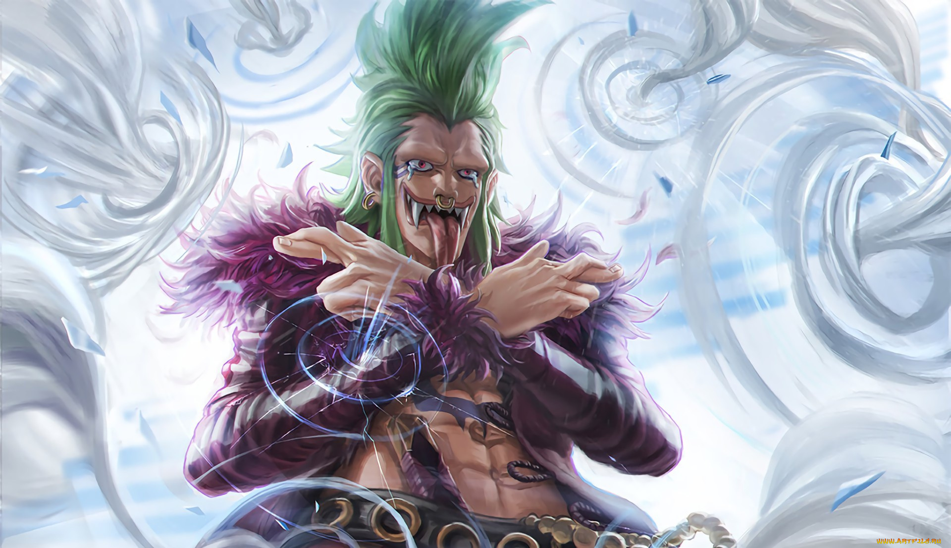 аниме, one, piece, the, cannibal