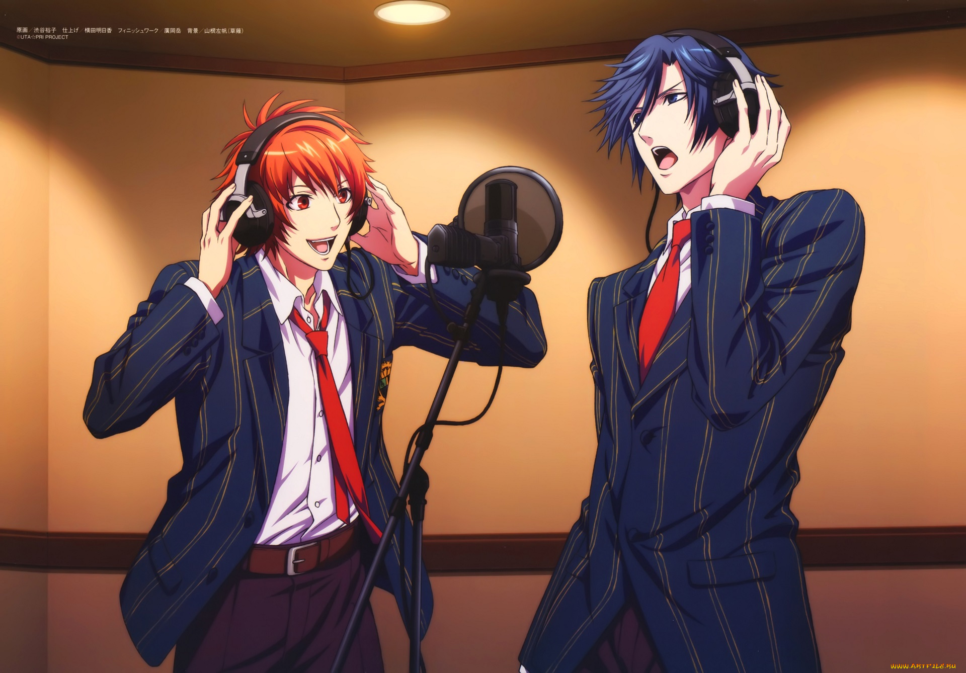 аниме, uta, no, prince-sama, парни