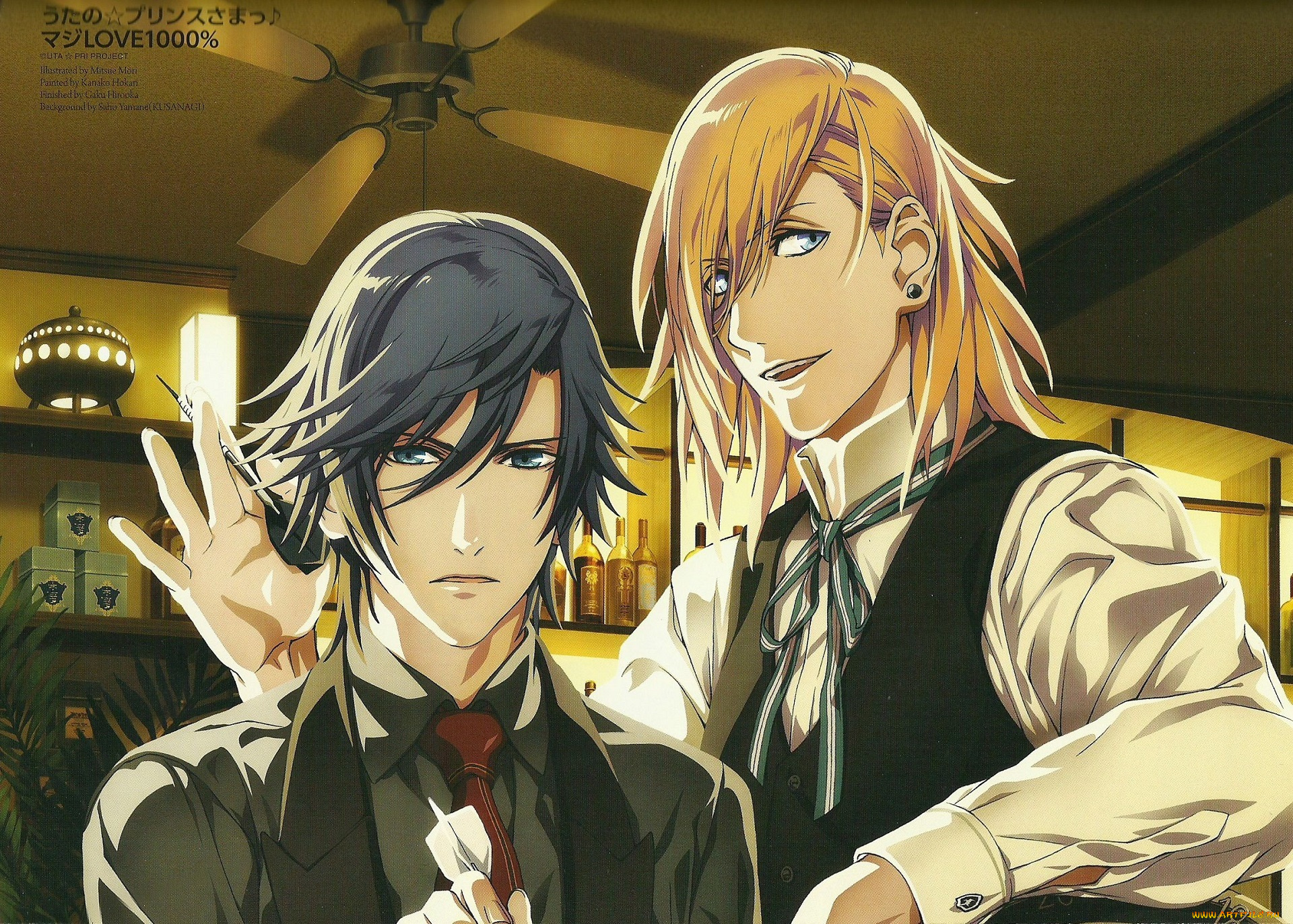 аниме, uta, no, prince-sama, парни