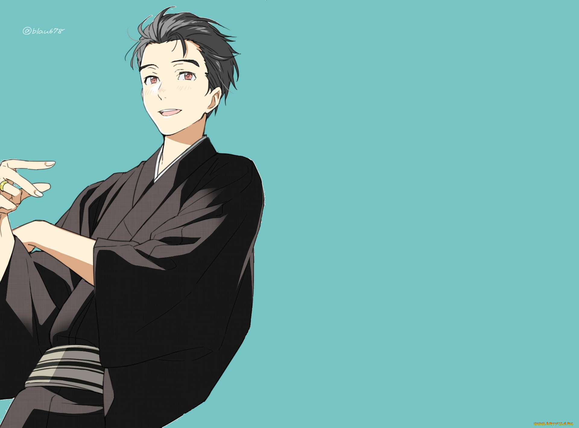 аниме, yuri, on, ice, katsuki, yuuri