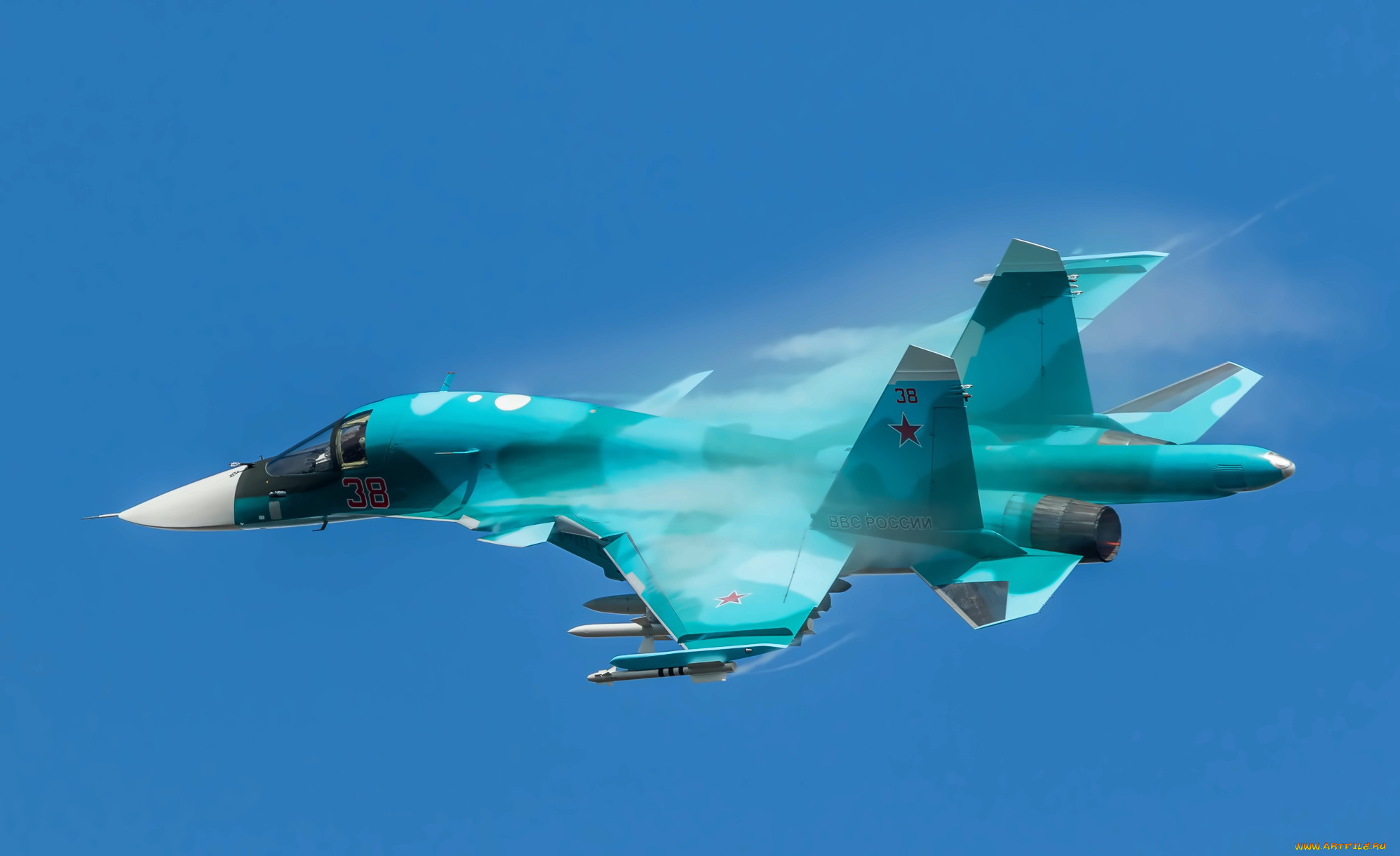su-34, авиация, боевые, самолёты, истреьитель-бомбардировщик