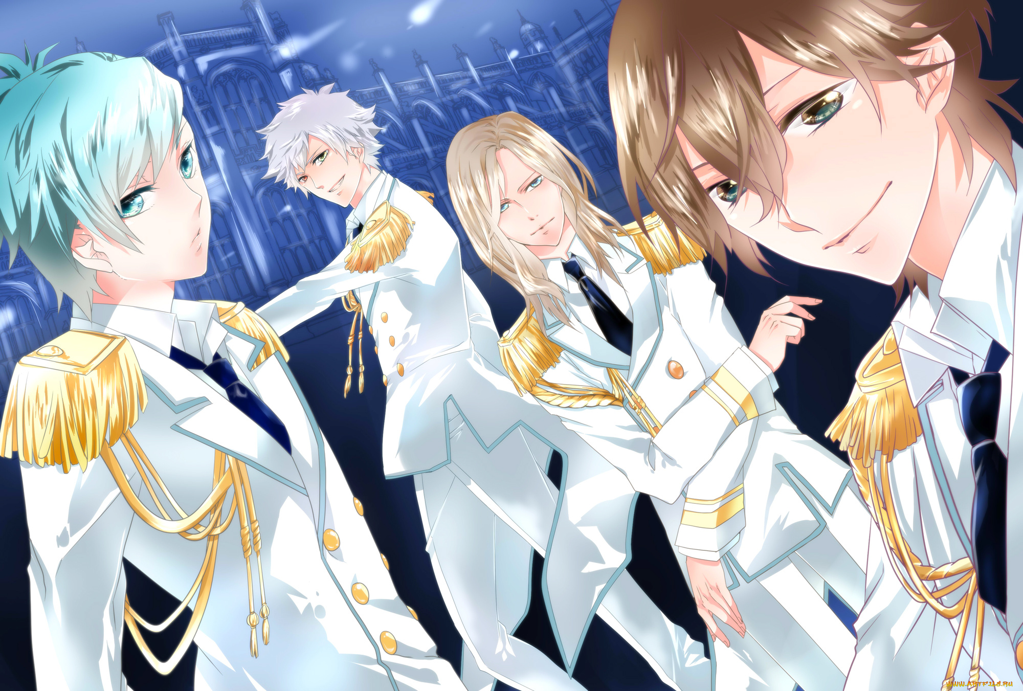 аниме, uta, no, prince-sama, парни