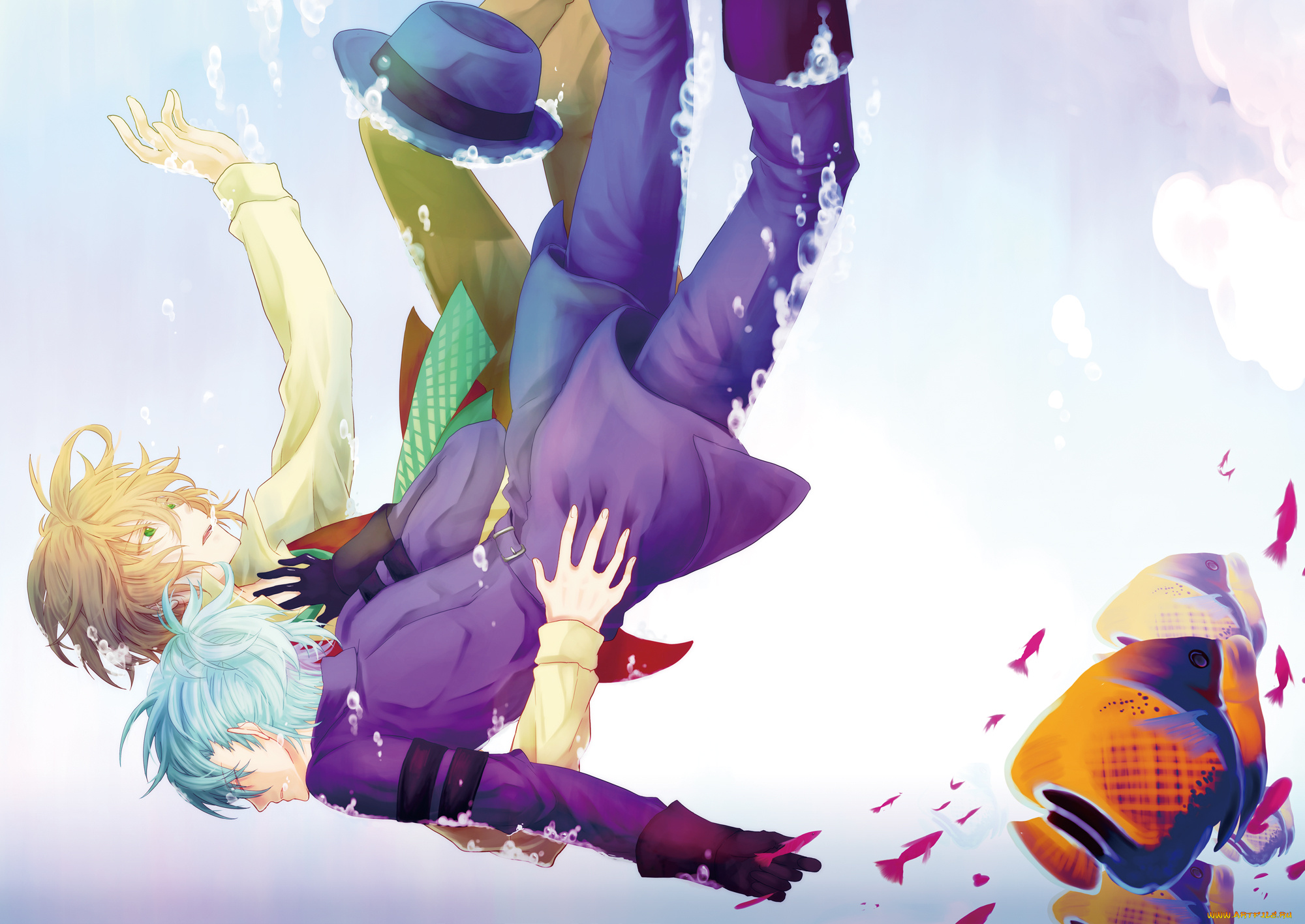 аниме, uta, no, prince-sama, парни