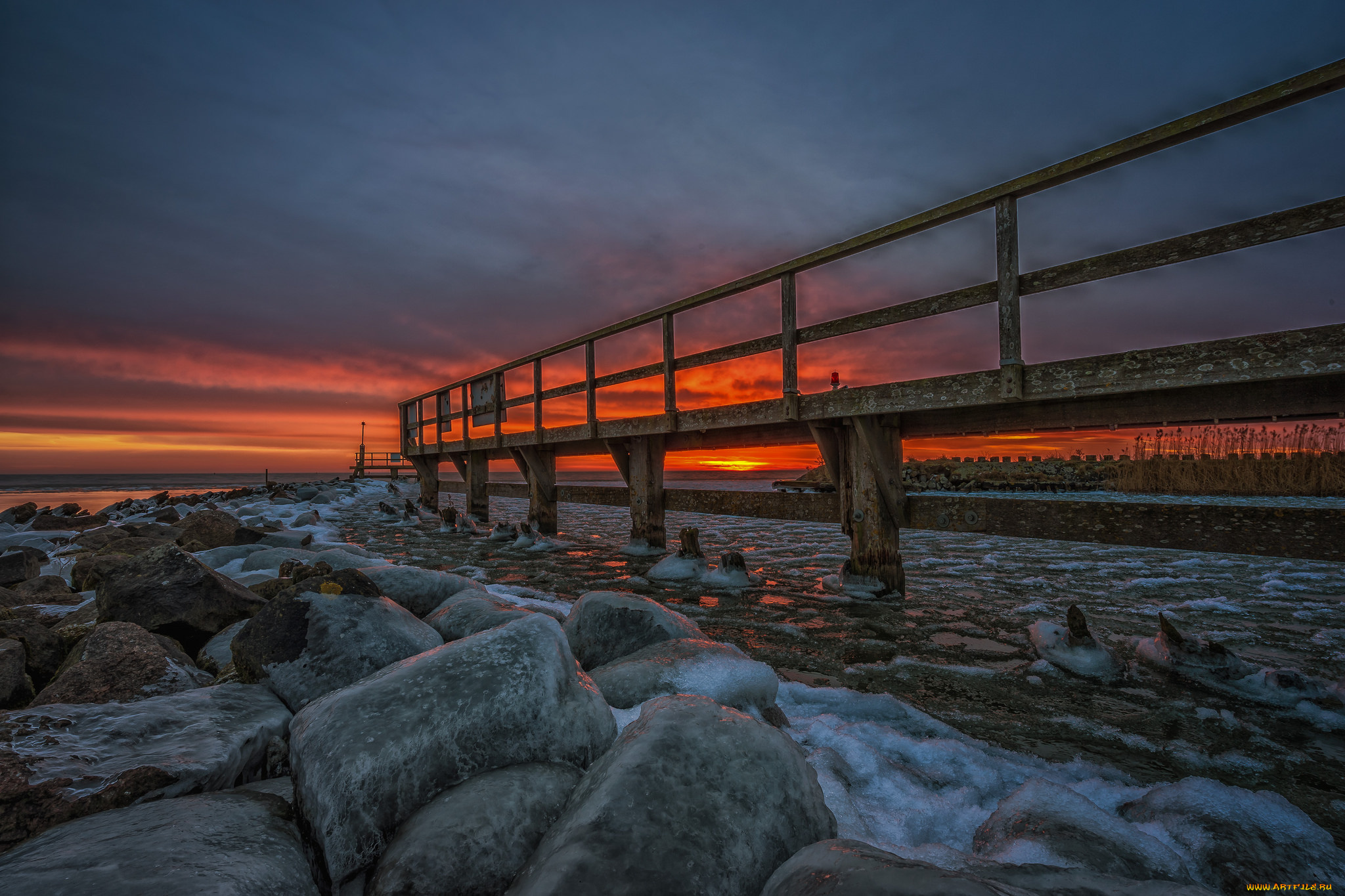 природа, побережье, берег, море