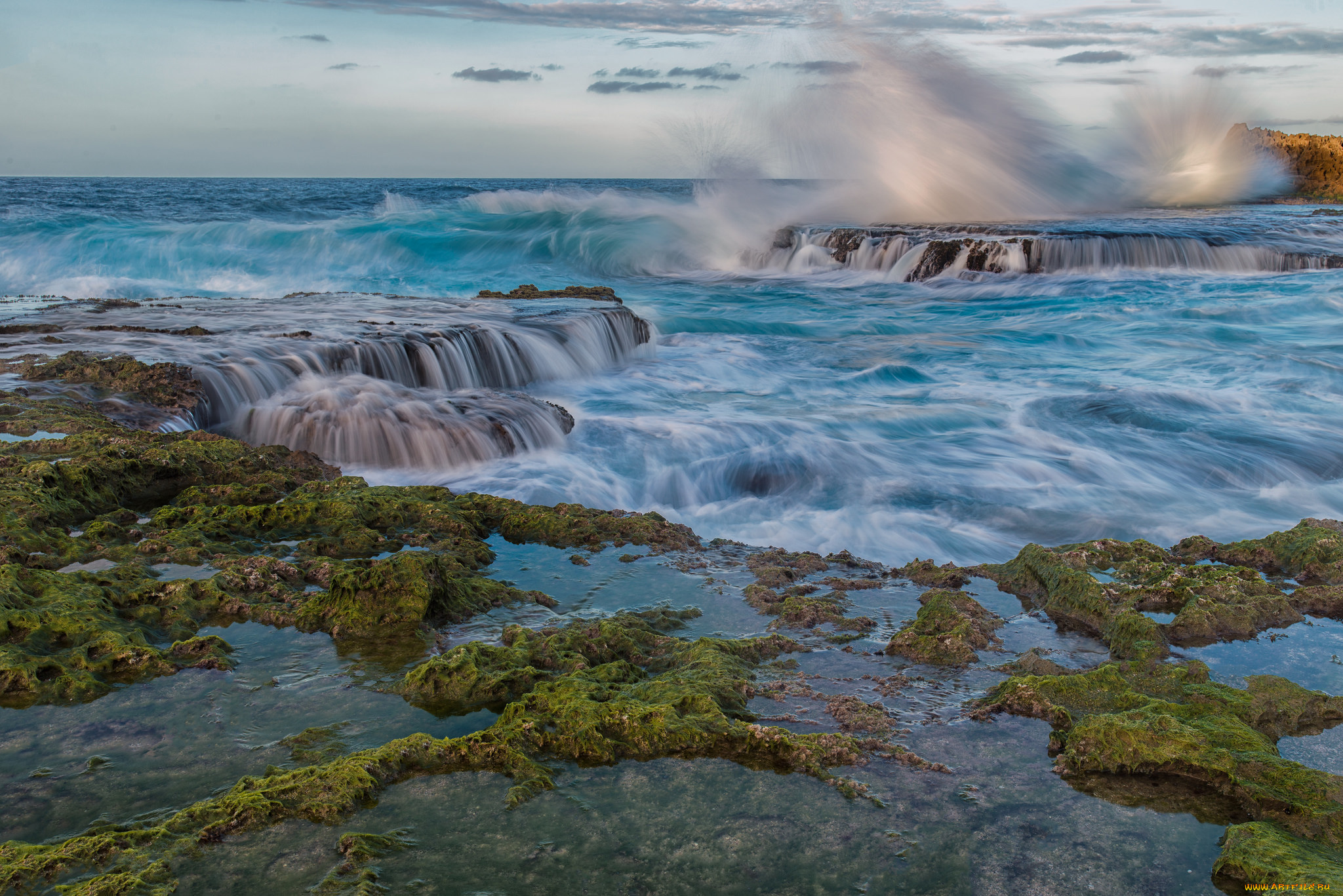 природа, побережье, берег, море
