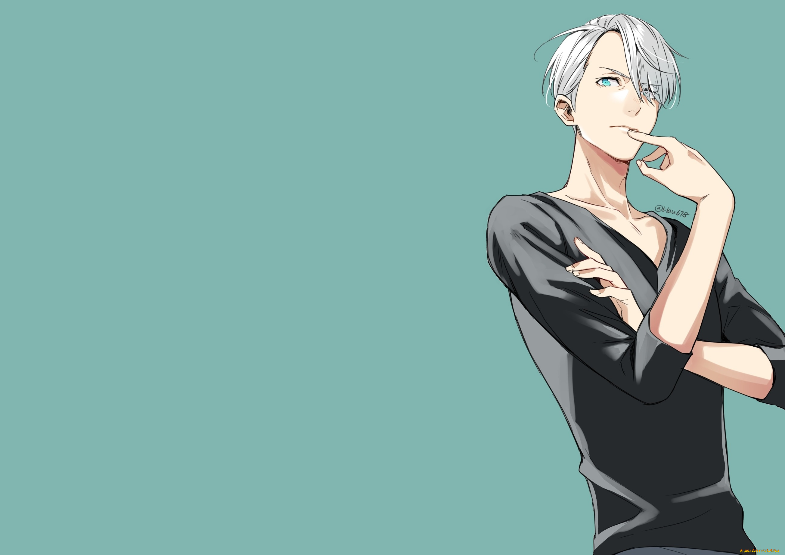 аниме, yuri, on, ice, victor, nikiforov