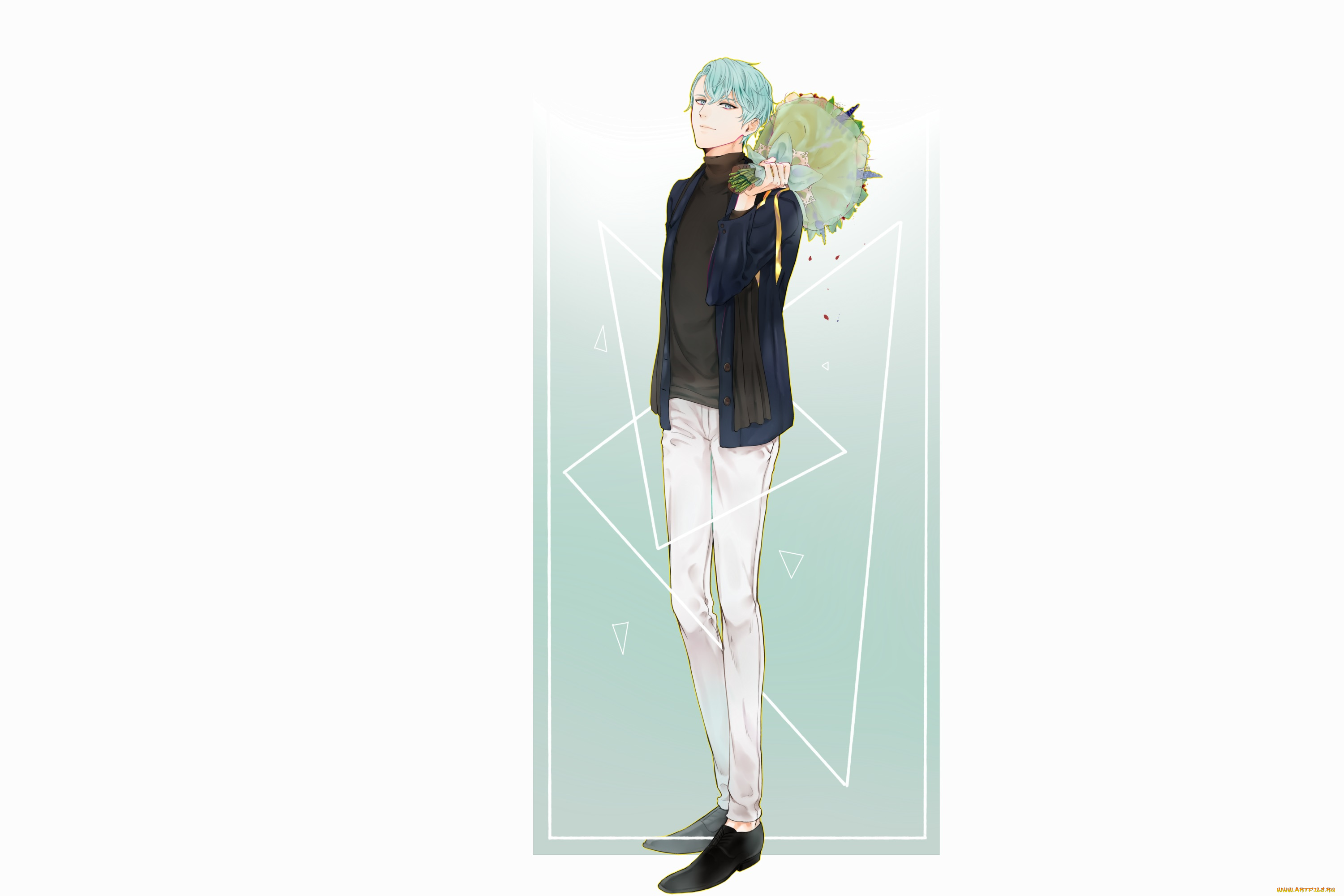 аниме, mystic, messenger, парень