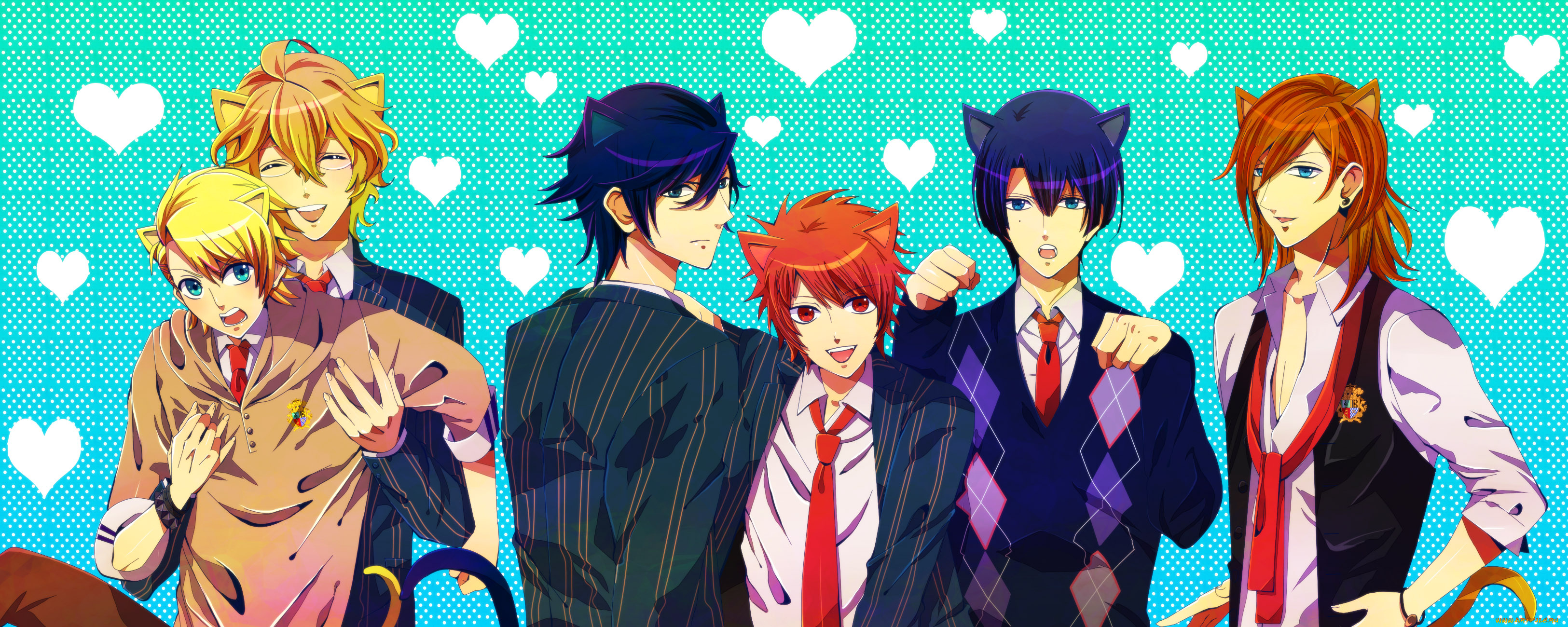 аниме, uta, no, prince-sama, парни