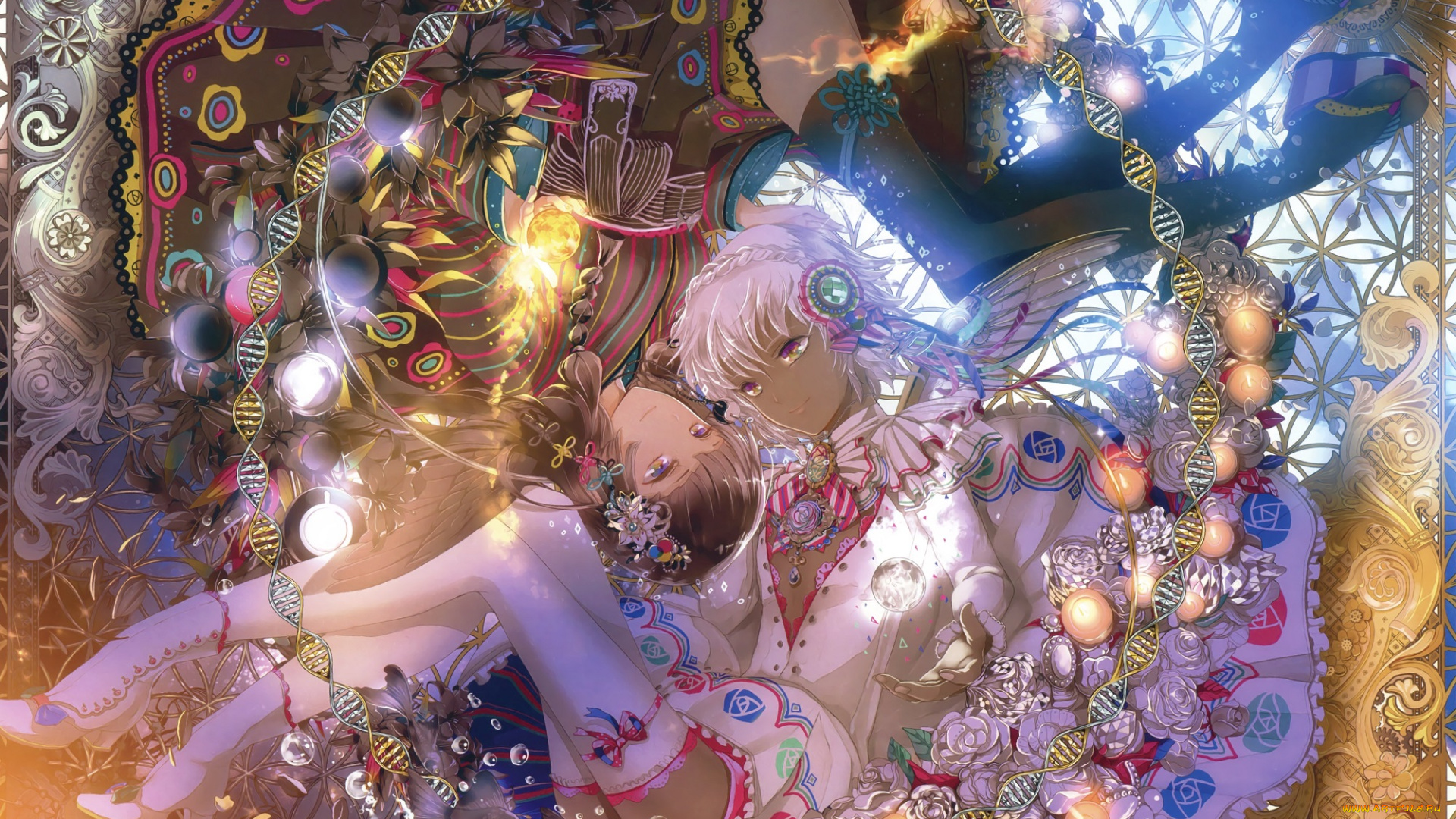 аниме, ангелы, , демоны, девушки