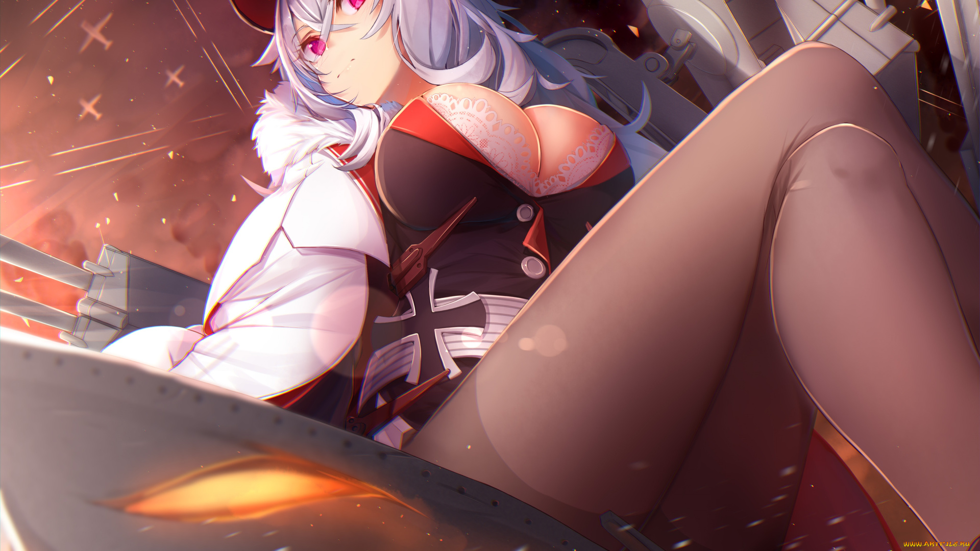 аниме, azur, lane, девушка