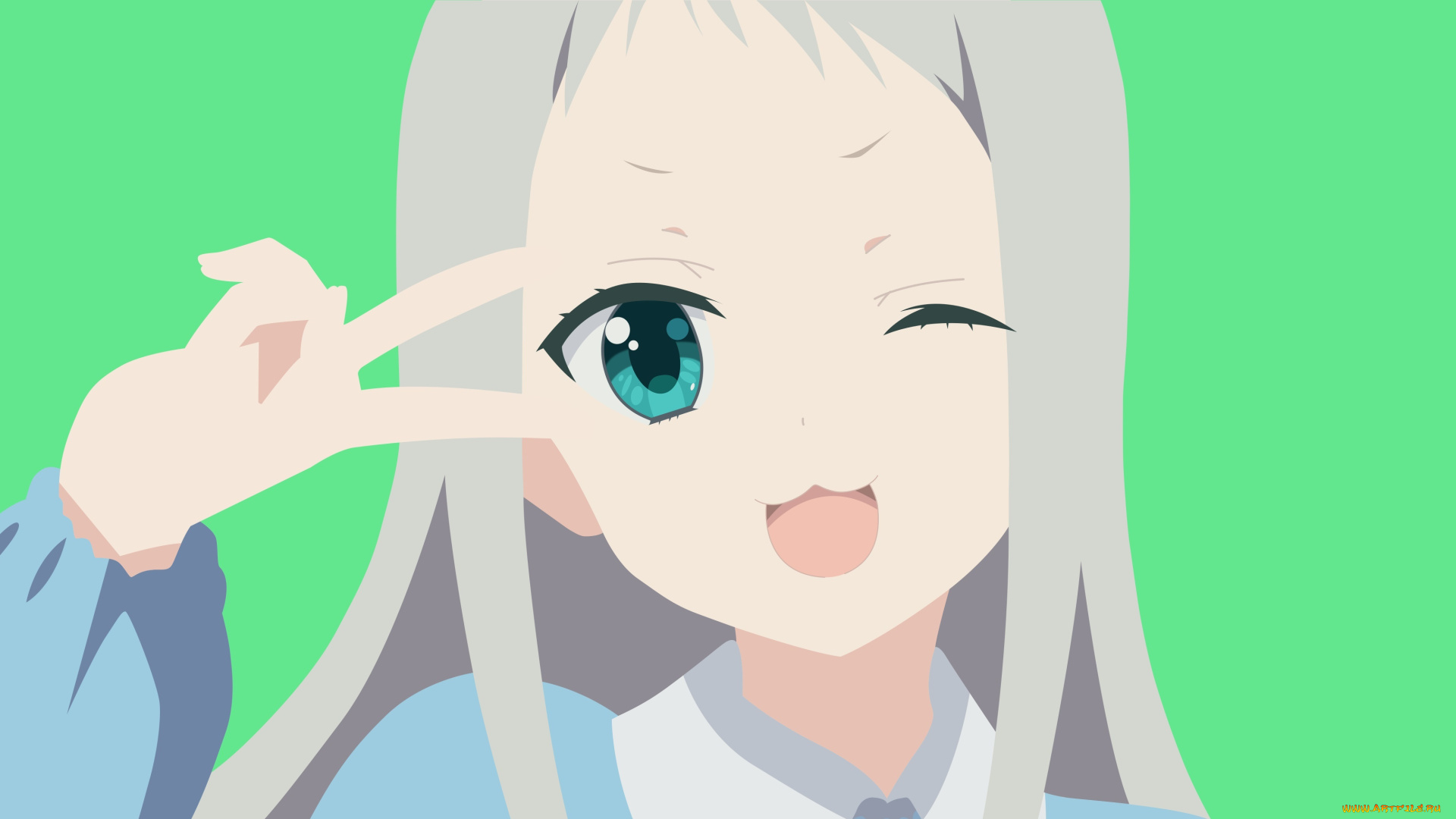 аниме, blend, s, взгляд, фон, девушка