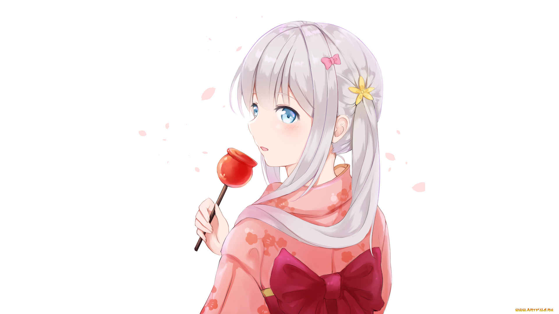 аниме, eromanga-sensei, фон, взгляд, девушка