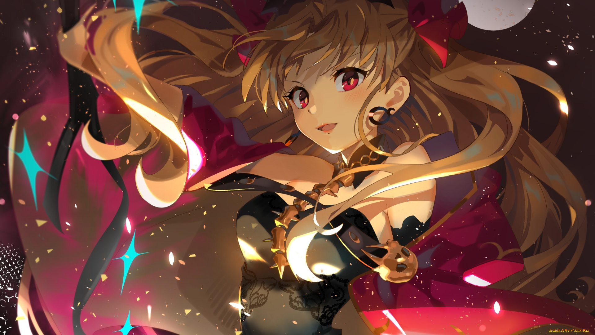 аниме, fate, stay, night, девушка