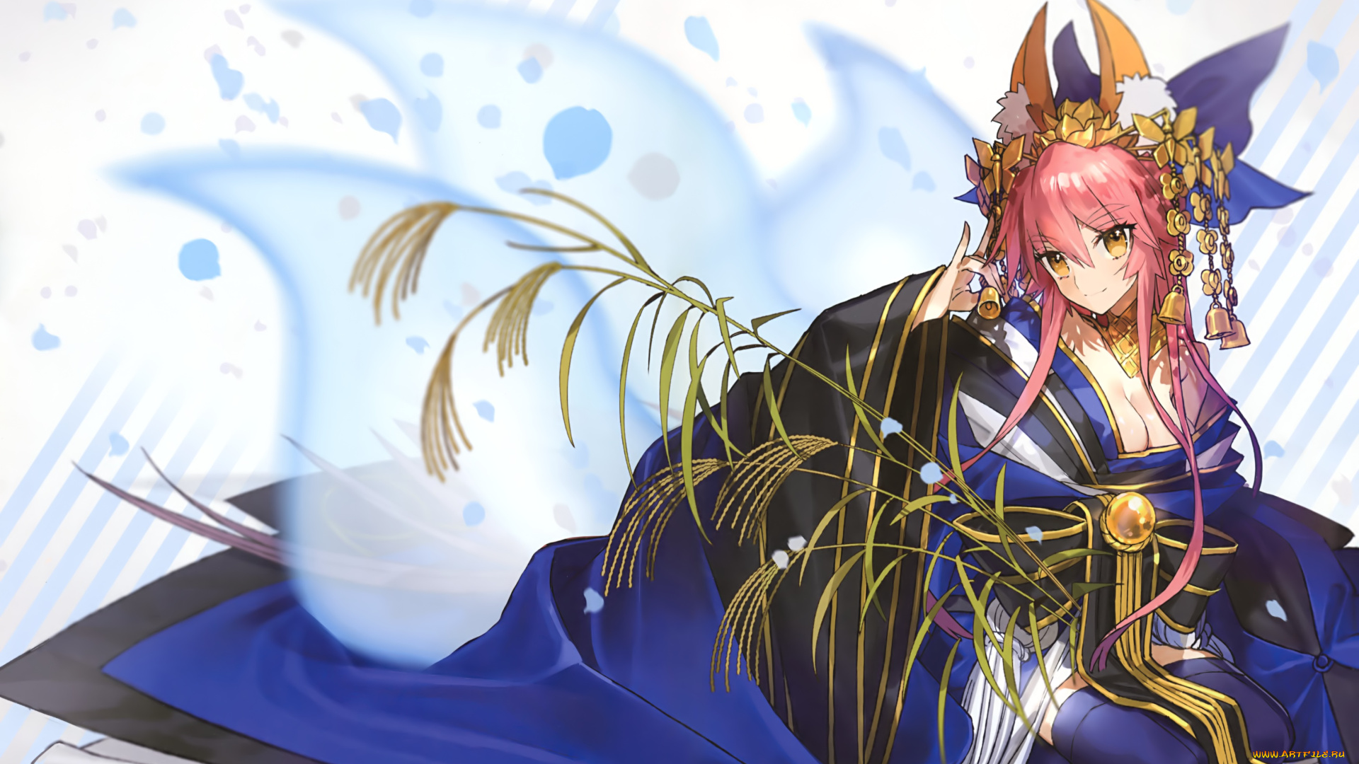 аниме, fate, stay, night, девушка