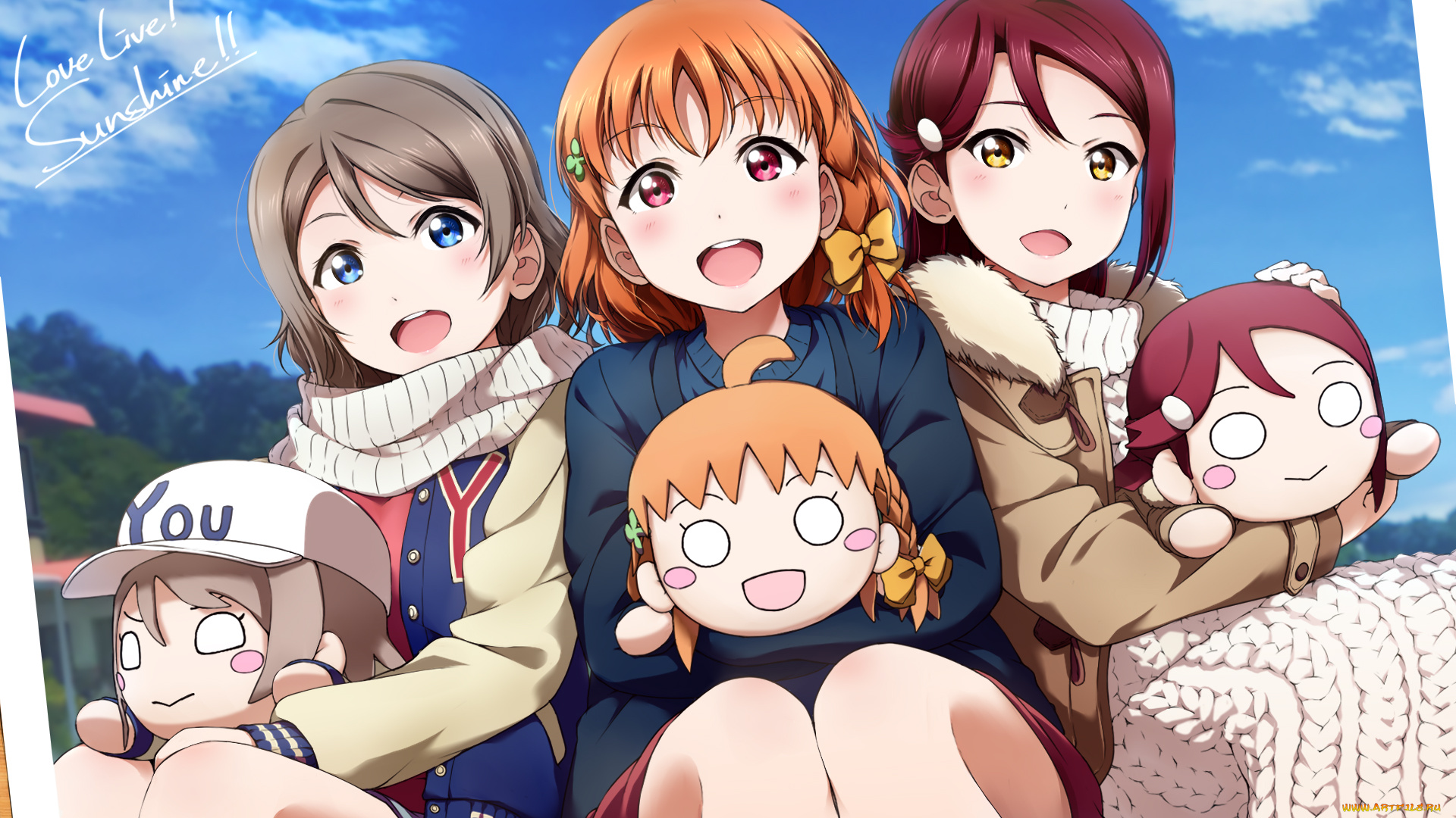 аниме, love, live, , school, idol, project, девочки