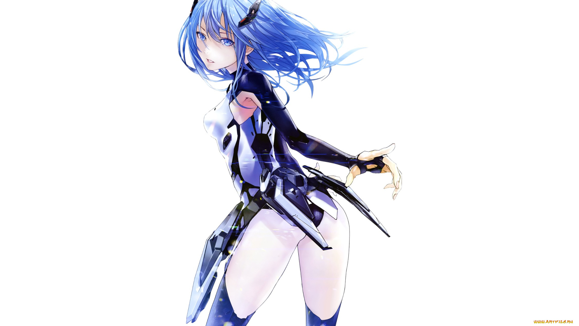 аниме, оружие, , техника, , технологии, девушка