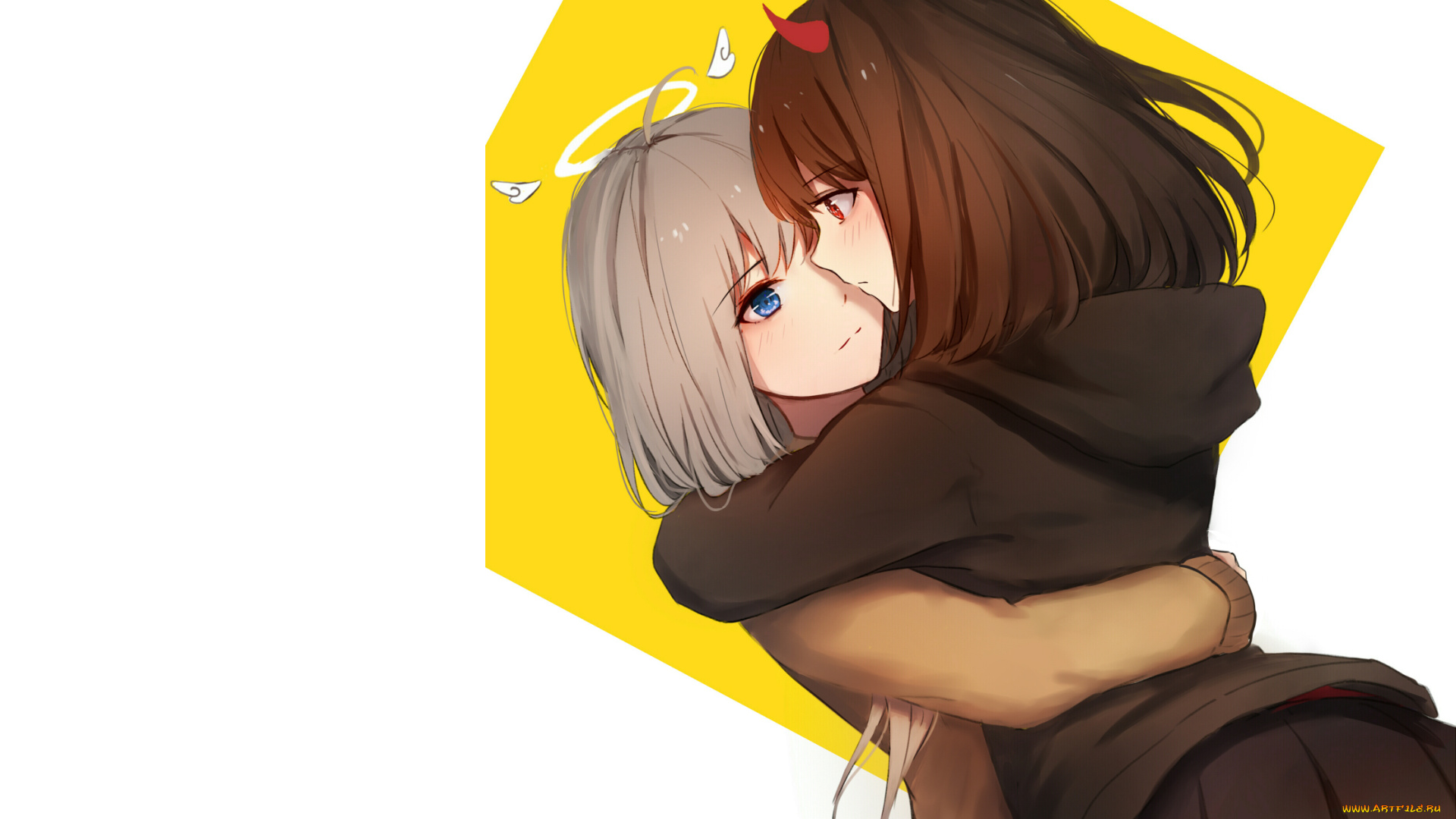 аниме, unknown, , другое, , фон, взгляд, девушки