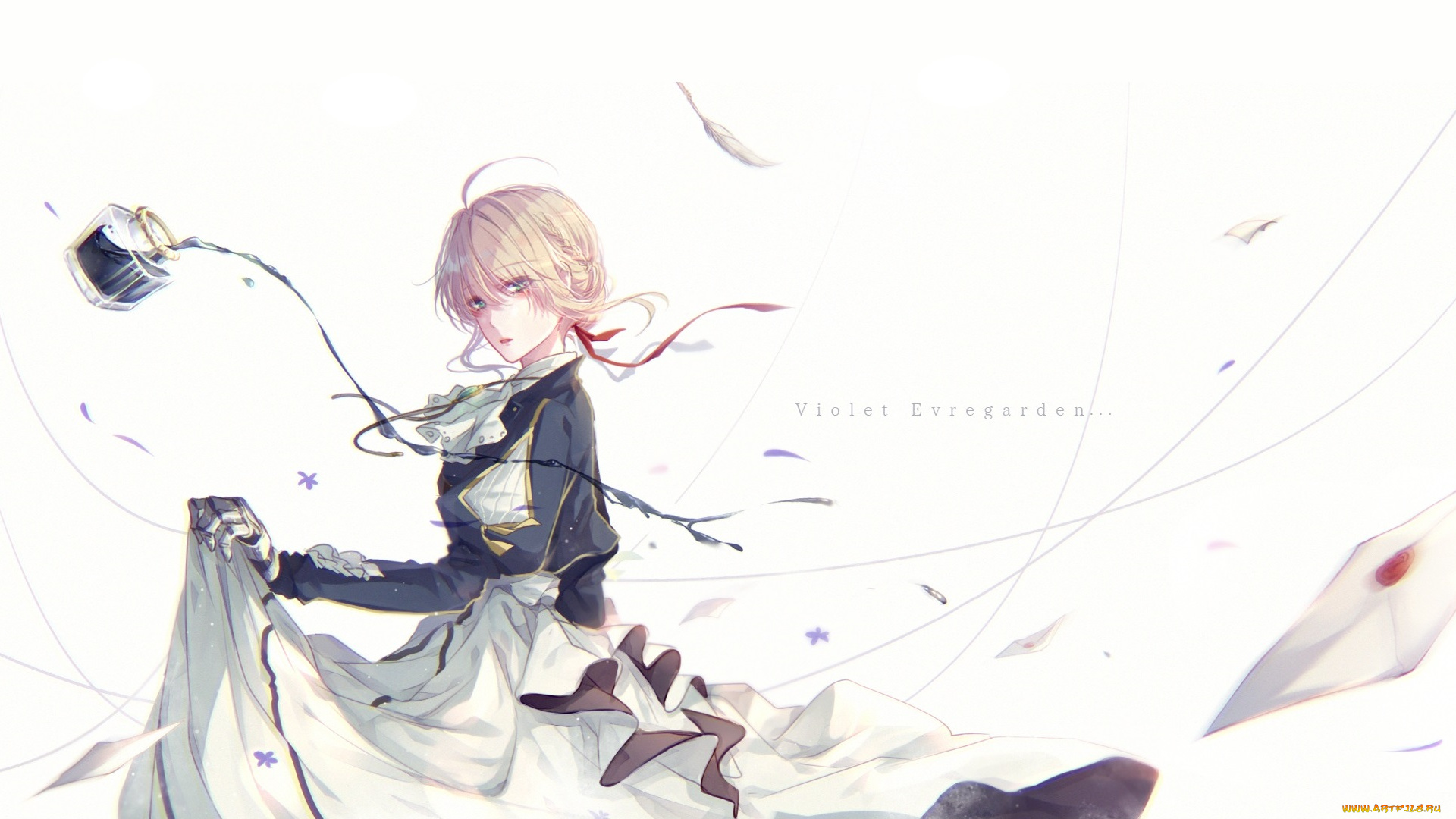 аниме, violet, evergarden, девушка