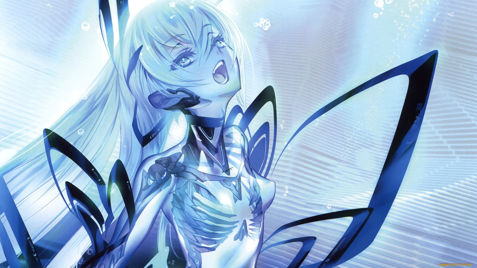 аниме, животные, , существа, девушка