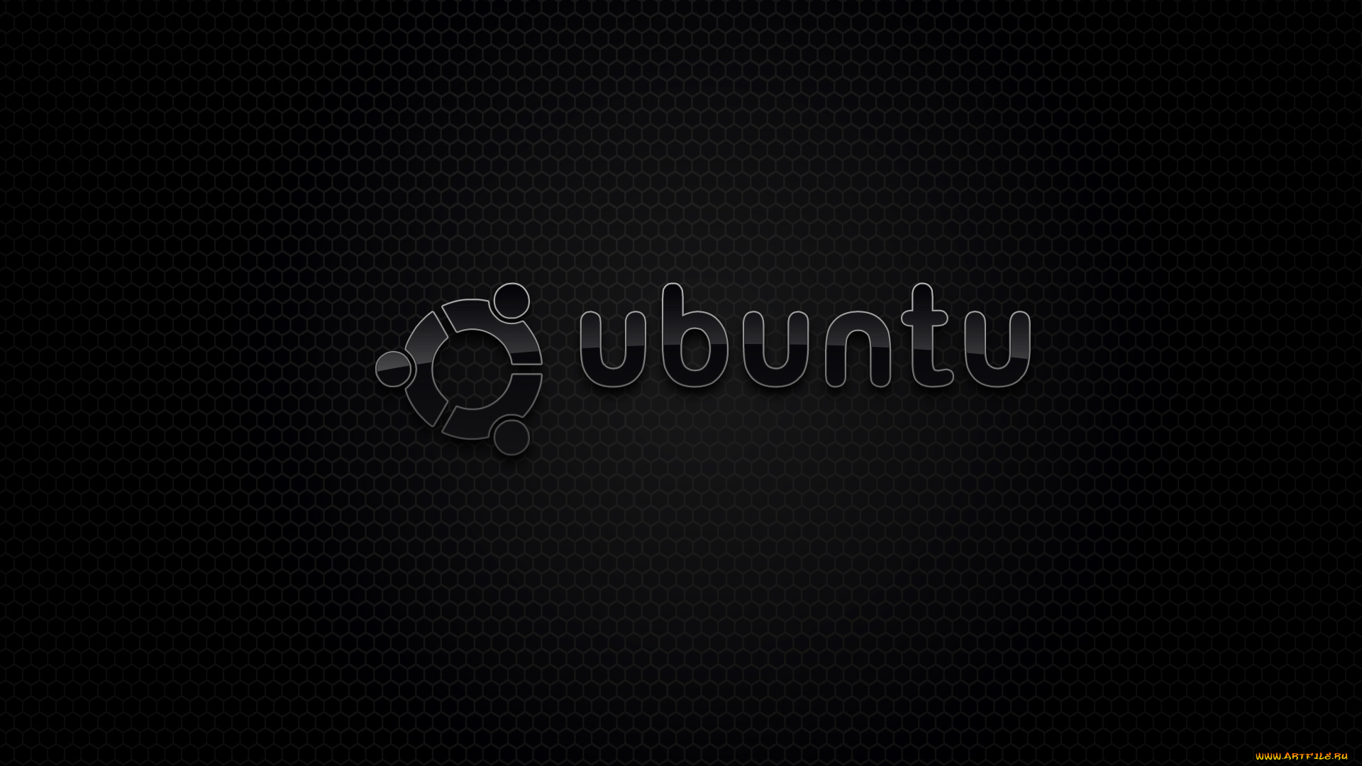 компьютеры, ubuntu, linux, фон, логотип