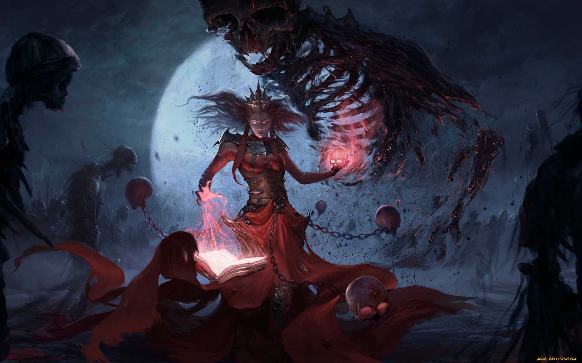 фэнтези, нежить, ритуал, заклинание, магия, колдовство, демоны, колдунья