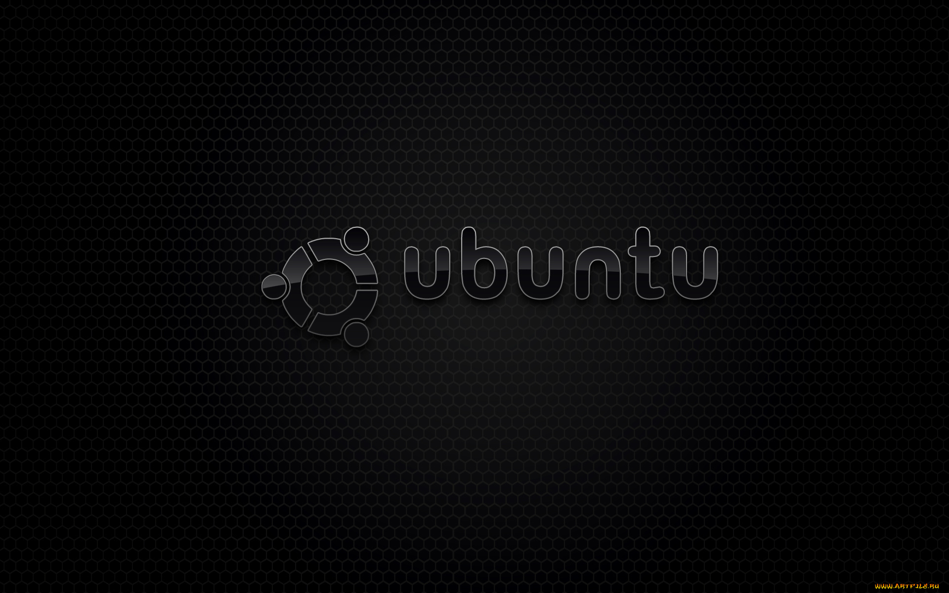 компьютеры, ubuntu, linux, фон, логотип