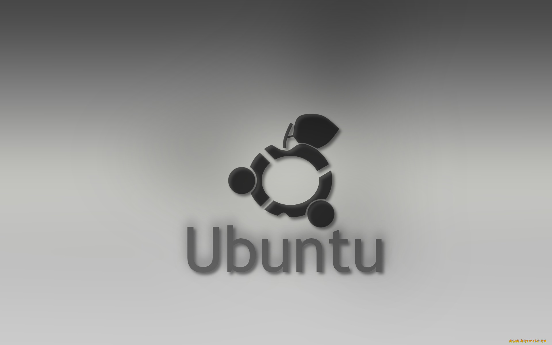 компьютеры, ubuntu, linux, фон, логотип