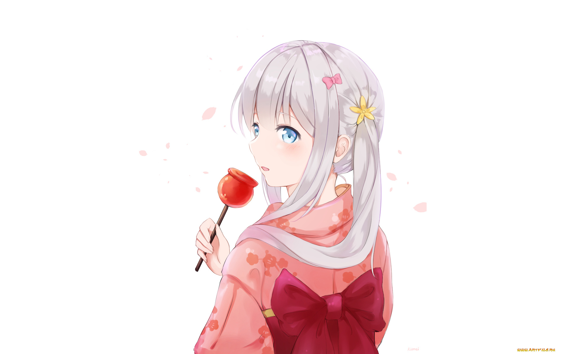 аниме, eromanga-sensei, фон, взгляд, девушка