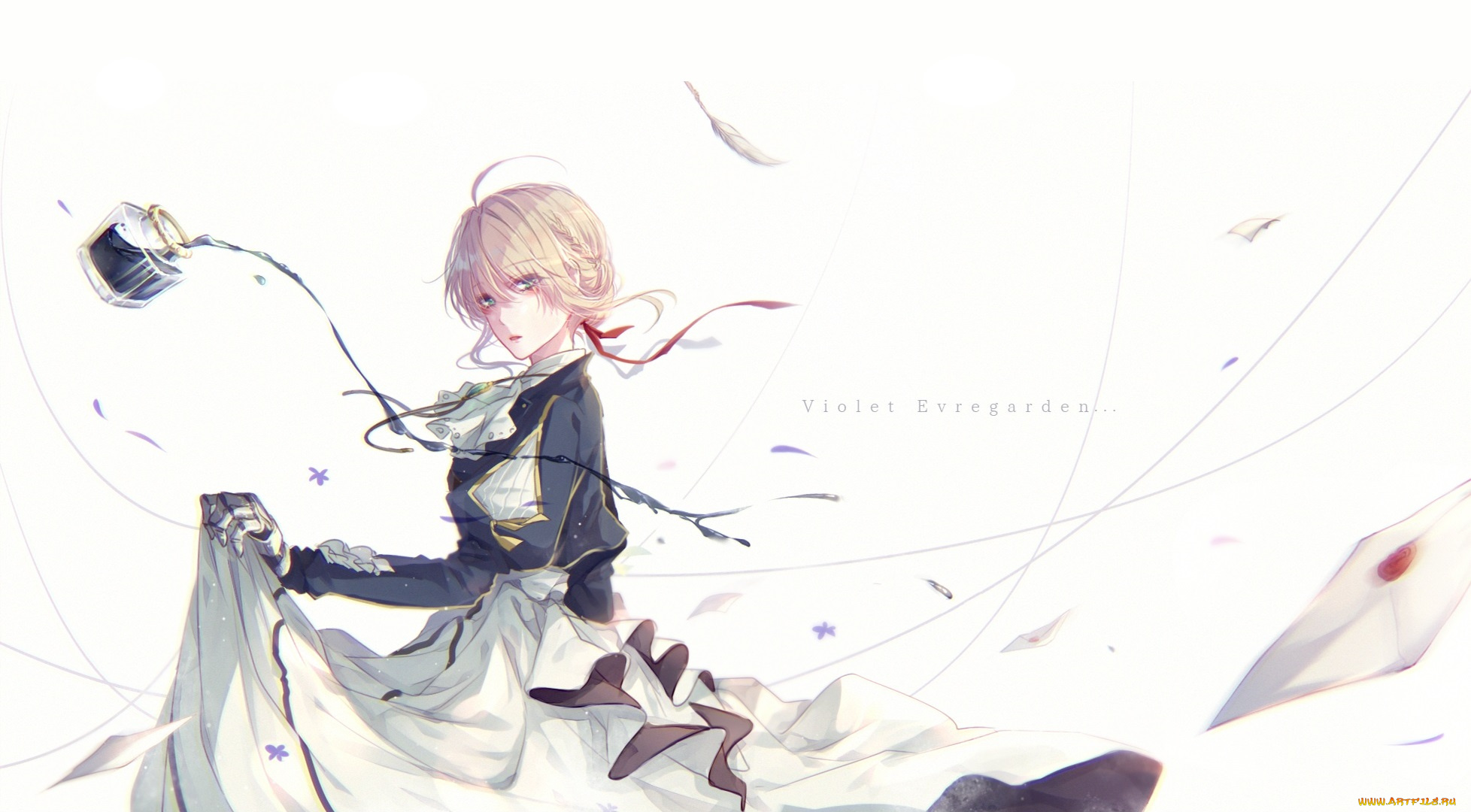 аниме, violet, evergarden, девушка