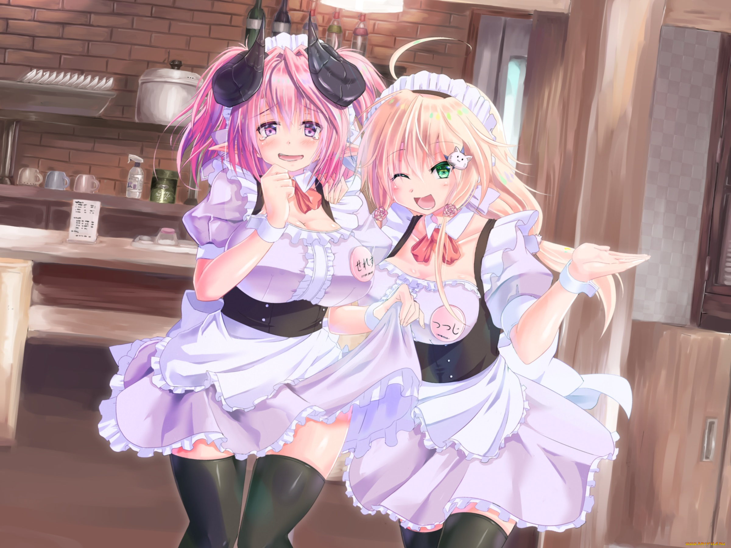 аниме, ангелы, , демоны, девушки