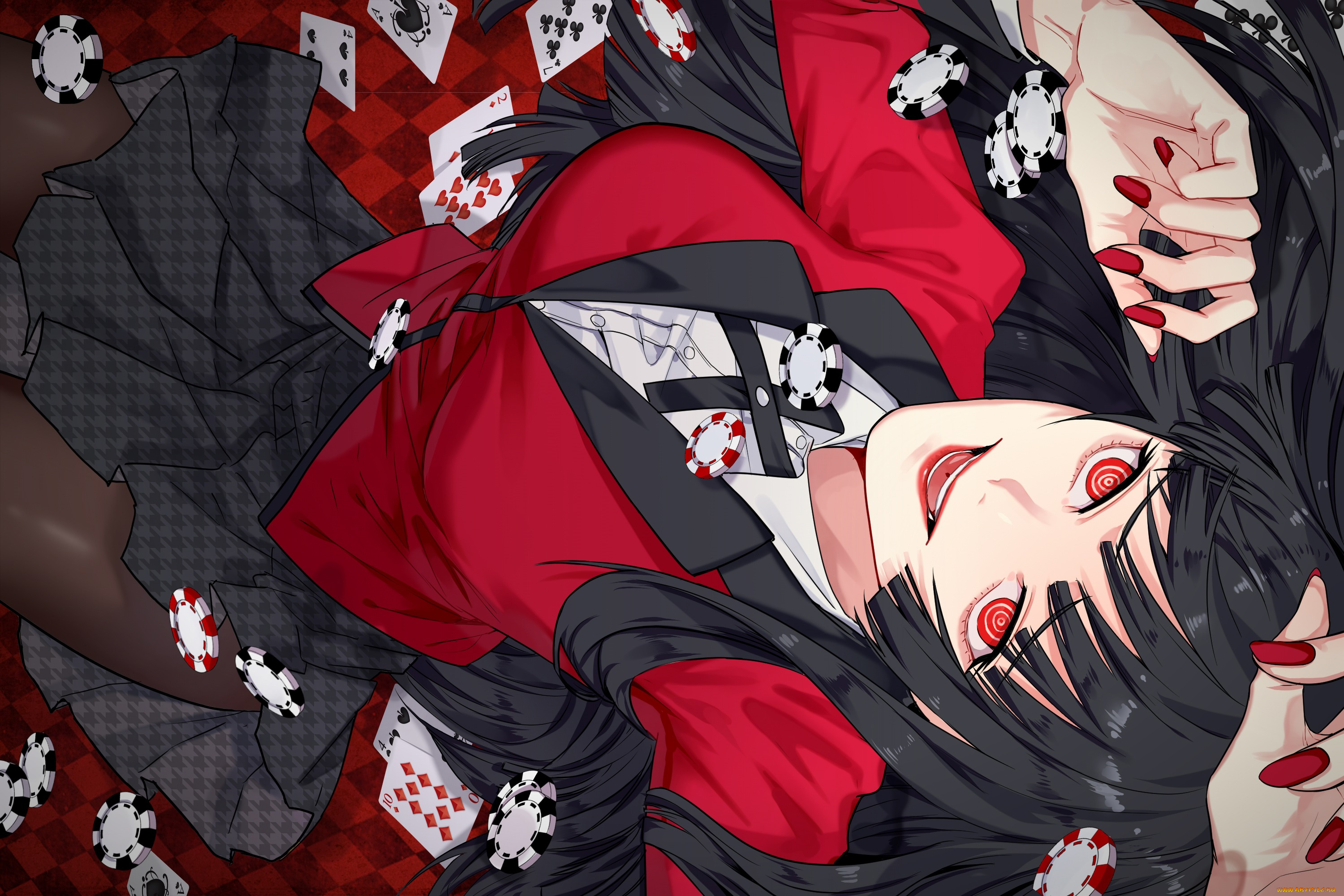 аниме, kakegurui