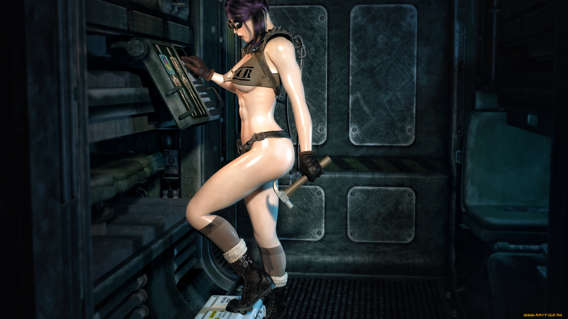 3д, графика, фантазия, , fantasy, взгляд, фон, девушка