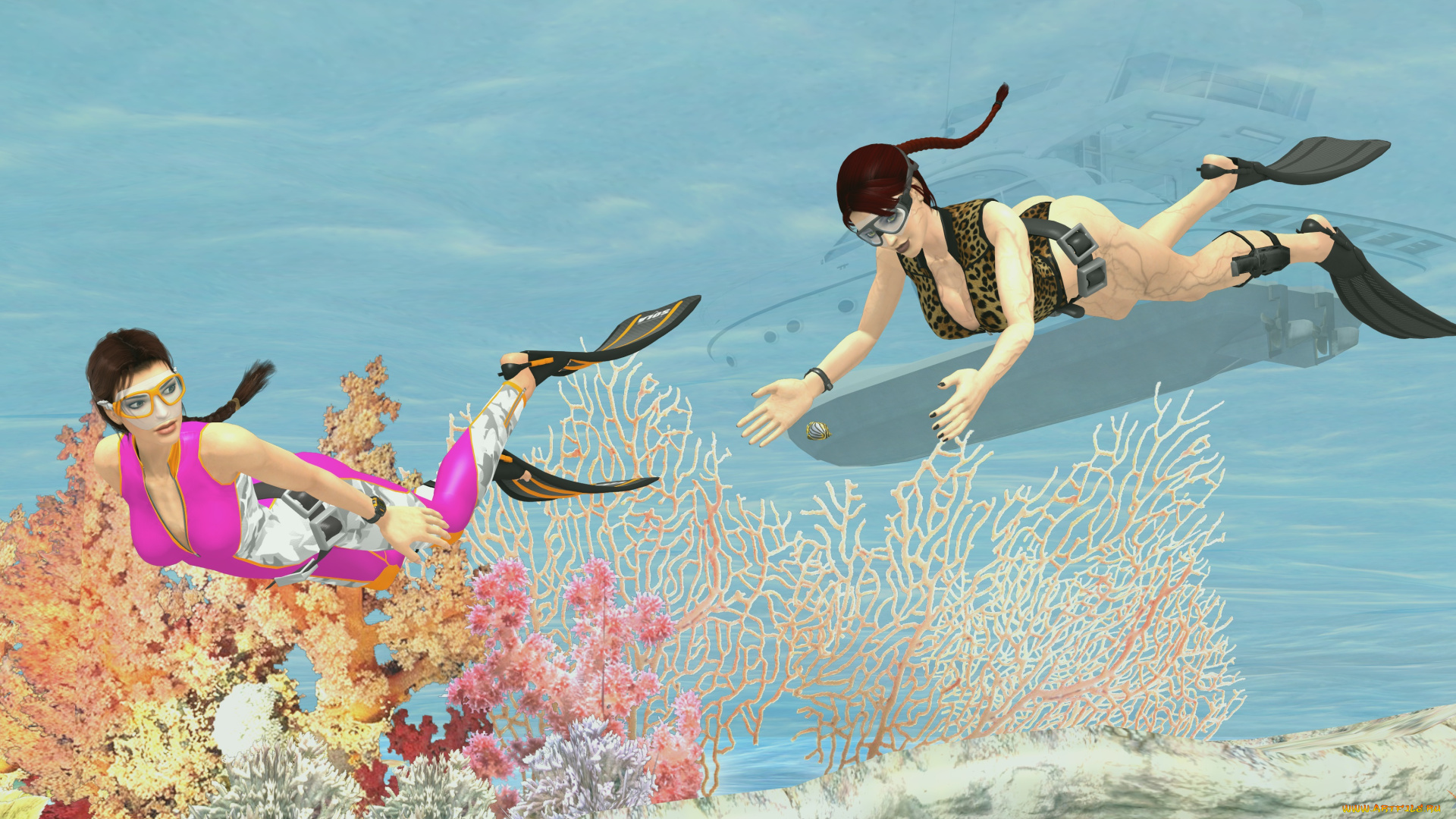 3д, графика, люди, , people, фон, взгляд, девушки