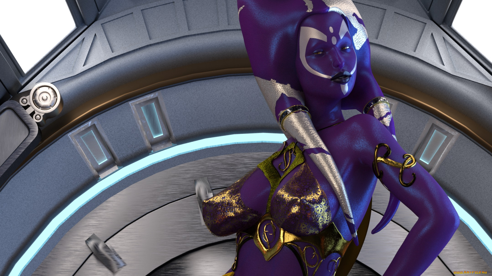 3д, графика, существа, , creatures, фон, взгляд, девушка